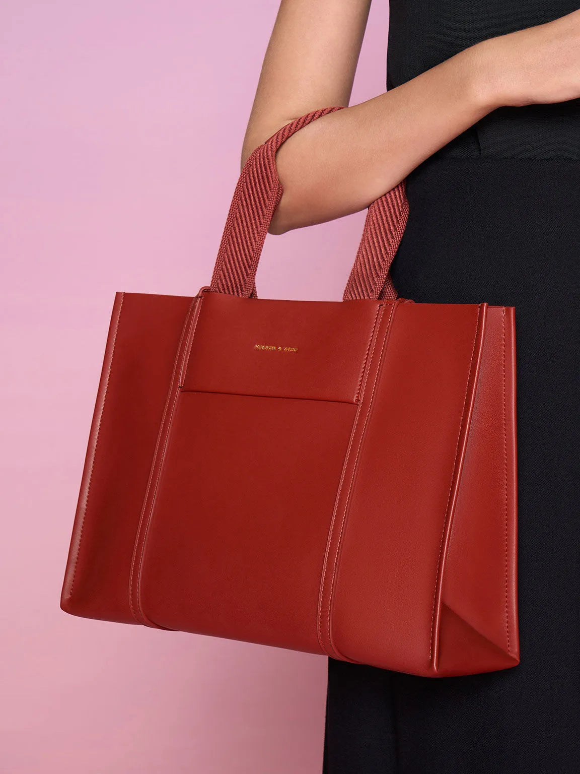 Shalia Tote Bag - Brick