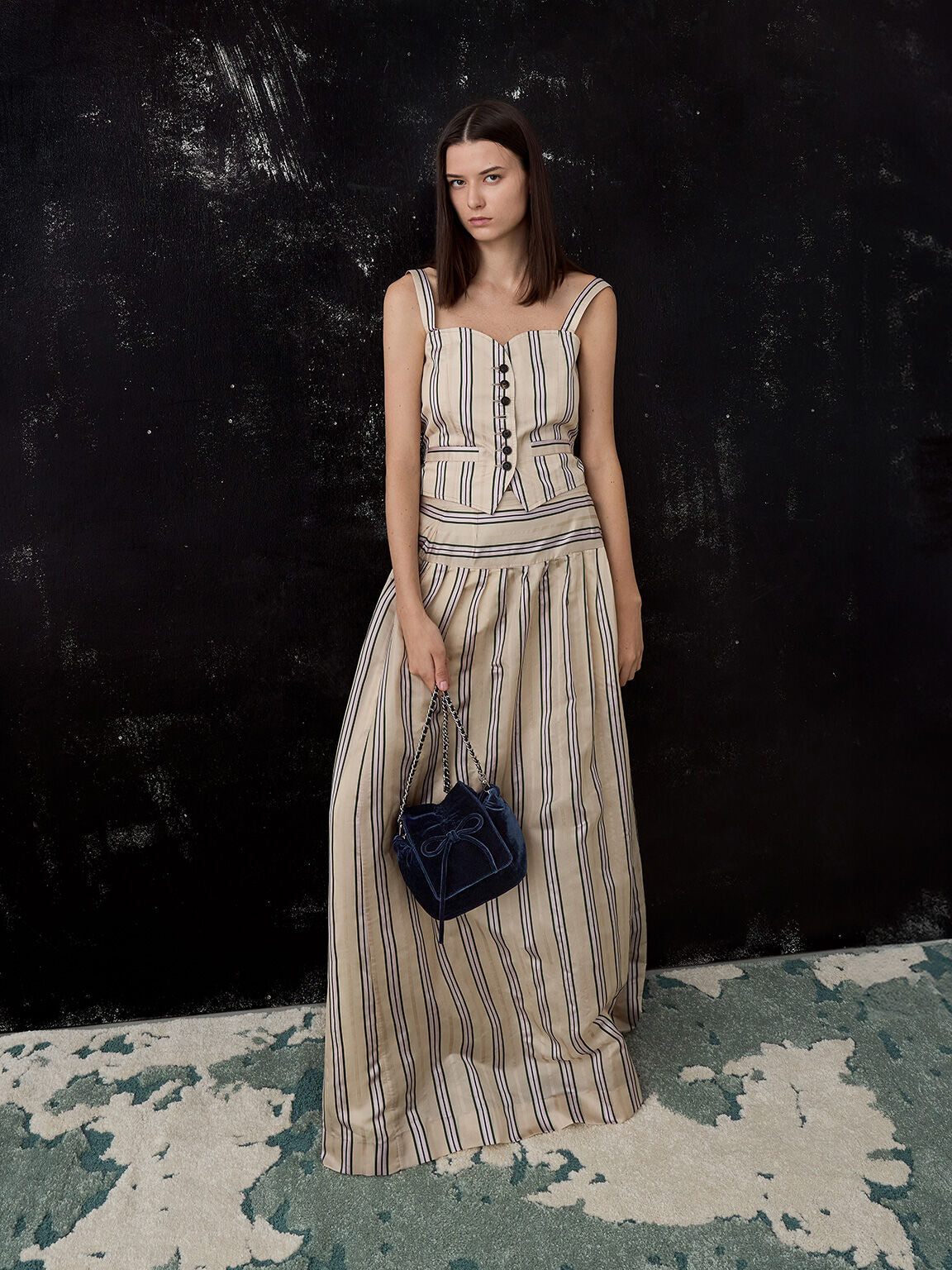 Bow Ruched Top Handle Bag