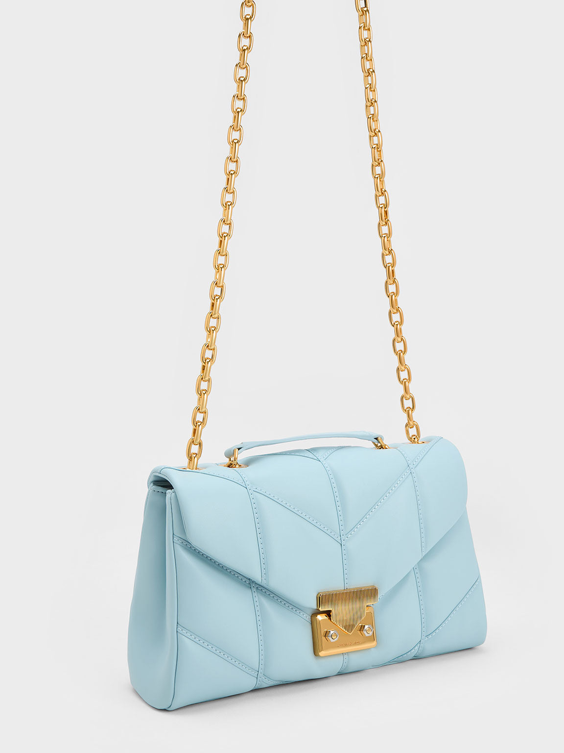 Eudora Chevron Trapeze Bag