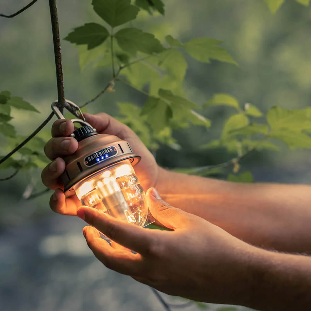 Green Outdoor Hanging Lantern