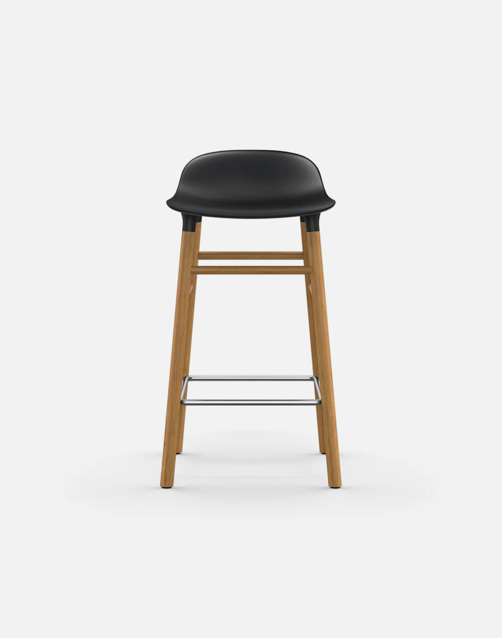 Form Bar Stool Oak Base