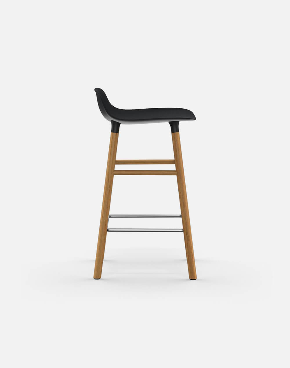 Form Bar Stool Oak Base