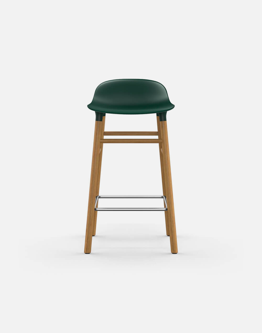 Form Bar Stool Oak Base