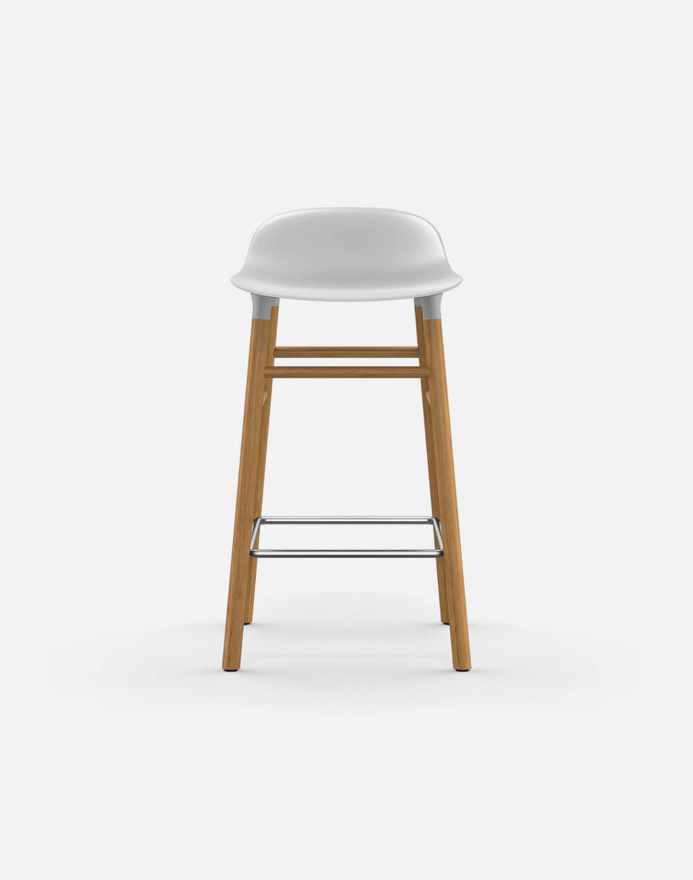 Form Bar Stool Oak Base