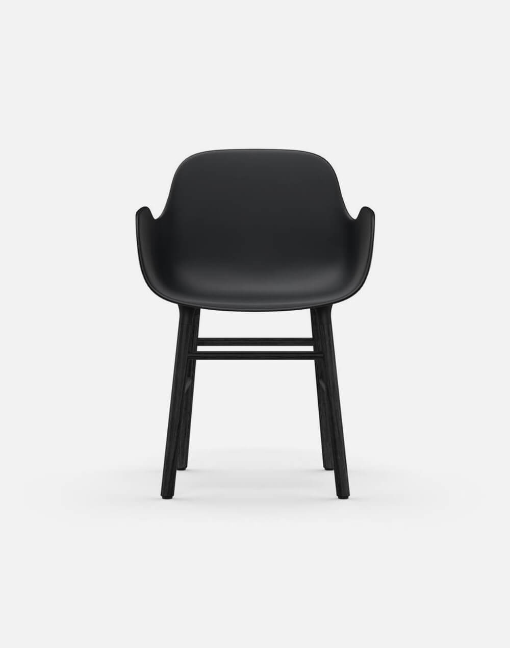 Glozin II Form Armchair Black