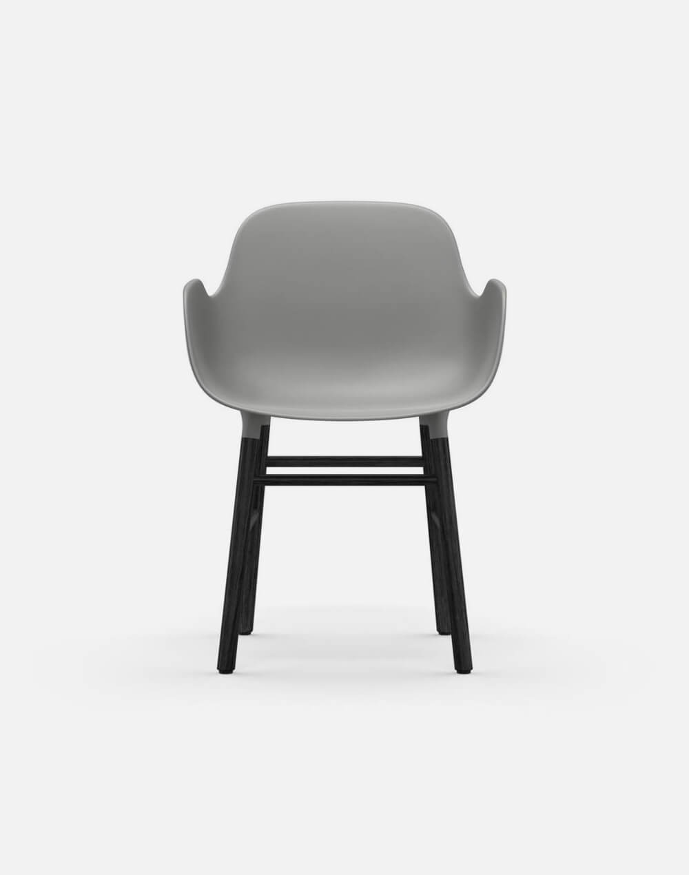 Glozin II Form Armchair Black