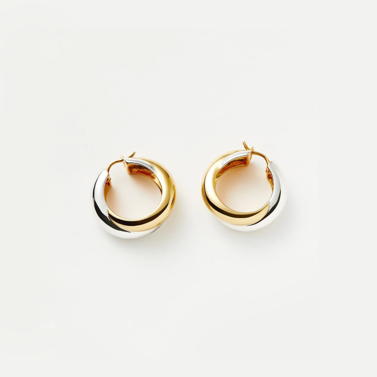 Crystal Bangle Oval Earrings